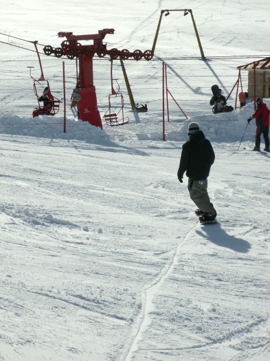 Depuis toujours Eric Olhats aime pratiquer le ski
